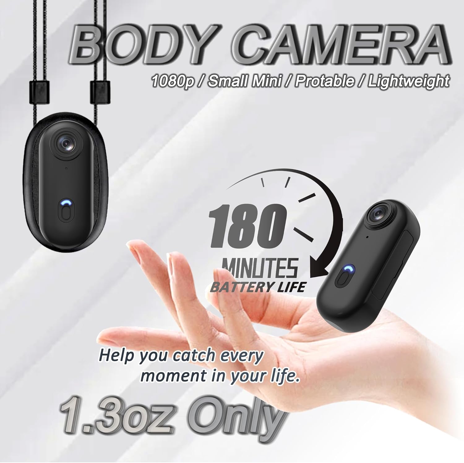 Mini Wearable Camera 1080p - Image 2